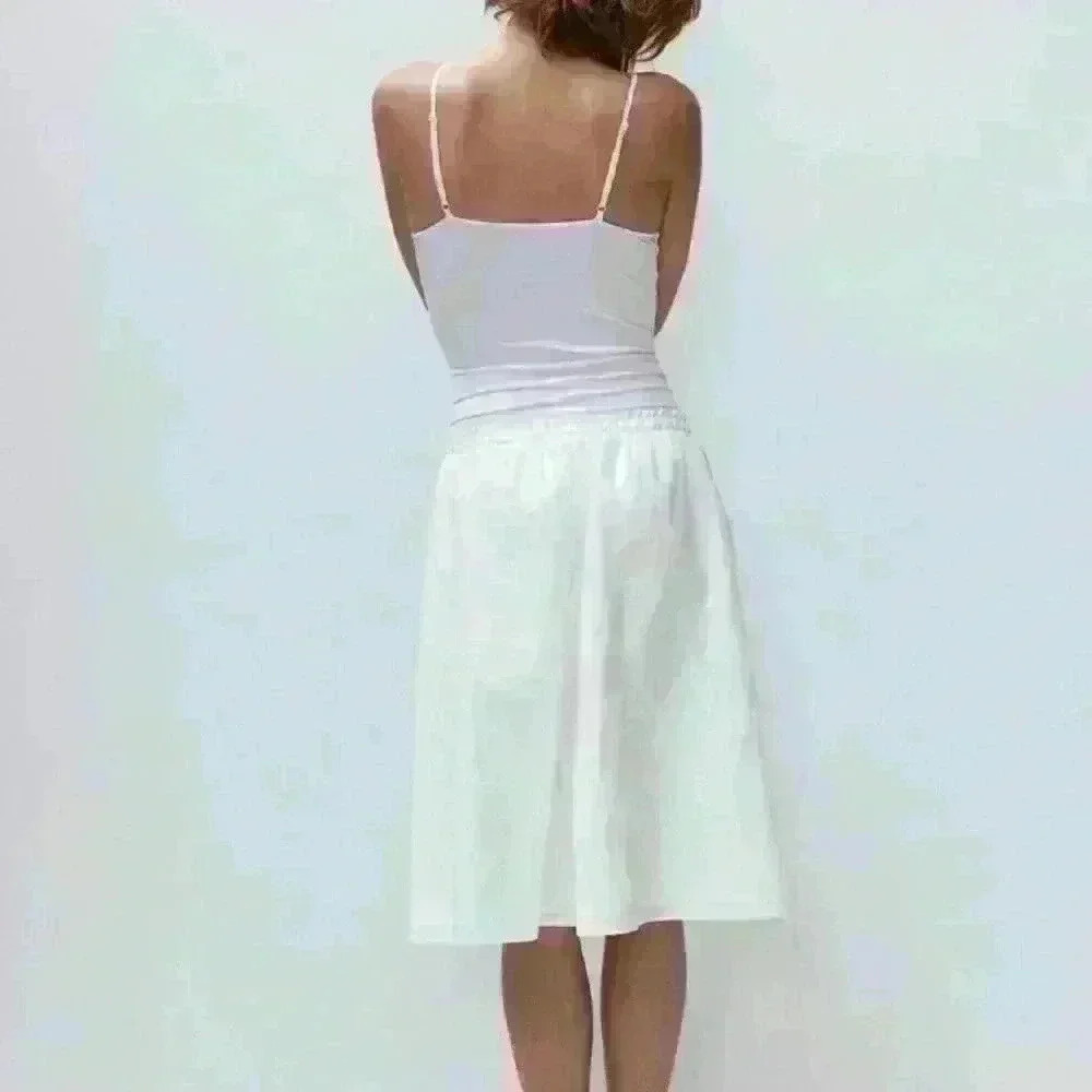 H&M Divided Nylon Circle Skirt sz L (runs large) - Picture 10 of 12